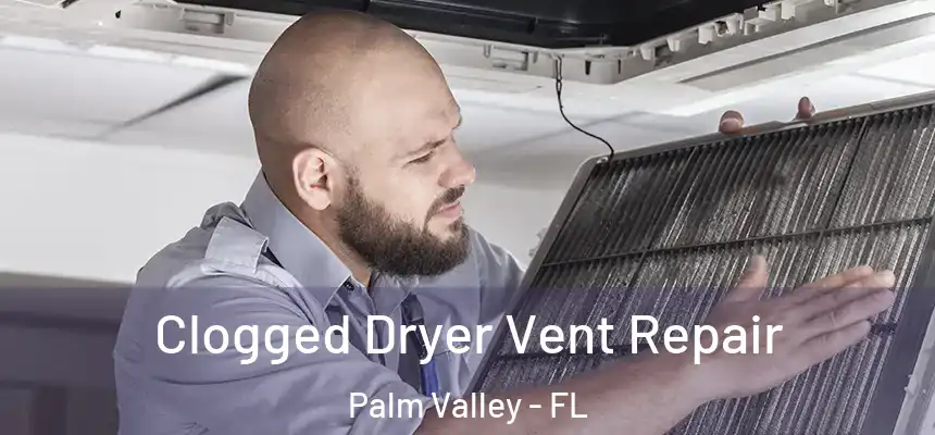 Clogged Dryer Vent Repair Palm Valley - FL